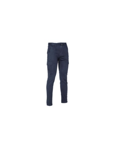 Pantaloni slim fit stretch invernali blu