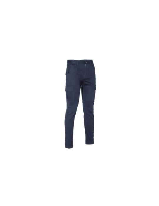 Slim-fit stretch blue winter trousers Slim-fit stretch blue winter trousers