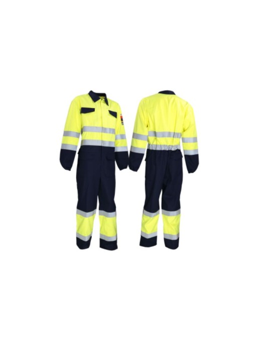 Combinaison pentavalente multi-protection haute visibilité