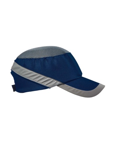 caschetto ventilato con protezione antiurto e calotta estraibile Colore: Navy HV