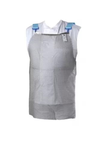 aluminium apron with fabric straps H 85 cm - L 60 cm
