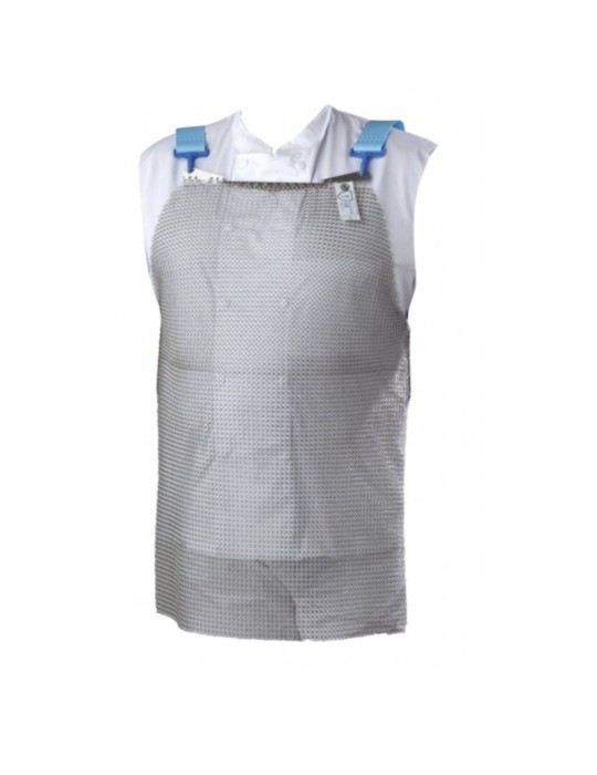 Aluminiumschürze mit Stoffriemen H 85 cm - L 60 cm