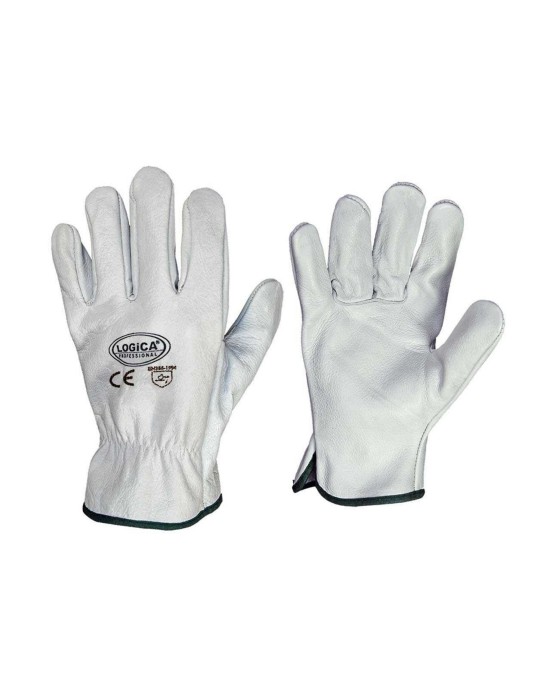 Gants en cuir grain buffalo 4 pointes « 114e2s »
