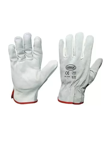 Leather gloves back split cow &quot; 103e &quot;