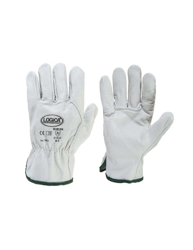 White grain leather gloves 3tips 114e2sb White grain leather gloves 3tips 114e2sb