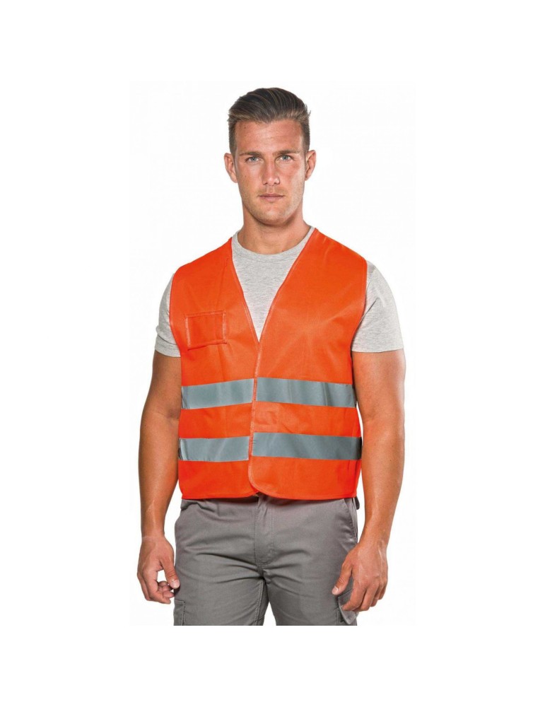 Gilet avec badge nominateur et sachet taille unique