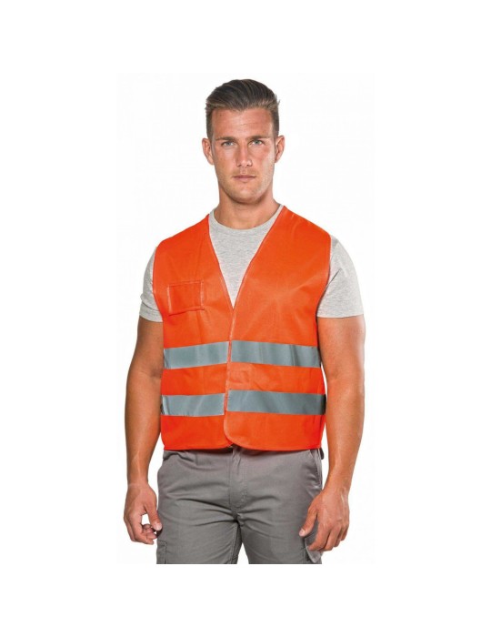 Gilet avec badge nominateur et sachet taille unique