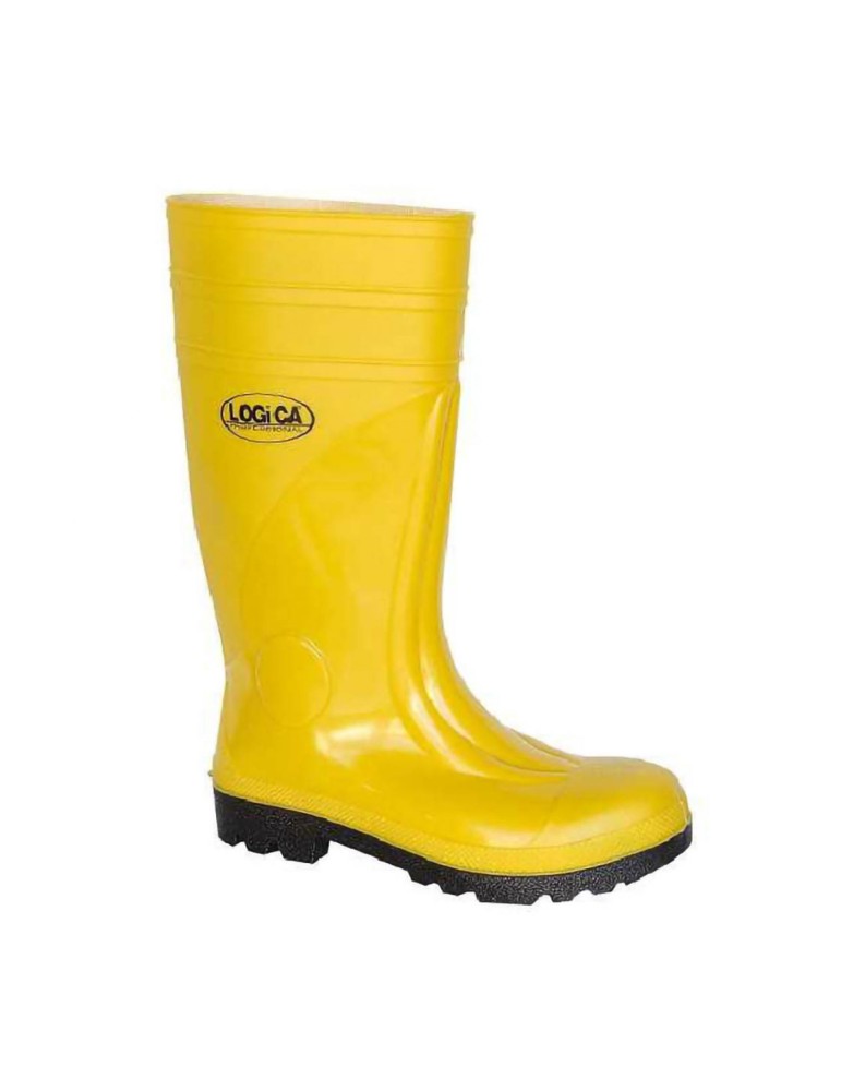 Gelber PVC-Sicherheitsstiefel
