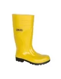 Yellow pvc safety boot