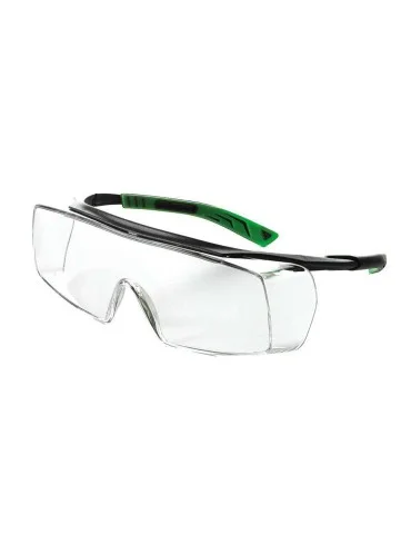 Transparent overlapping glasses