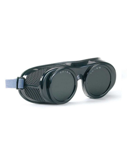 Gafas tintadas para soldadura con banda elástica