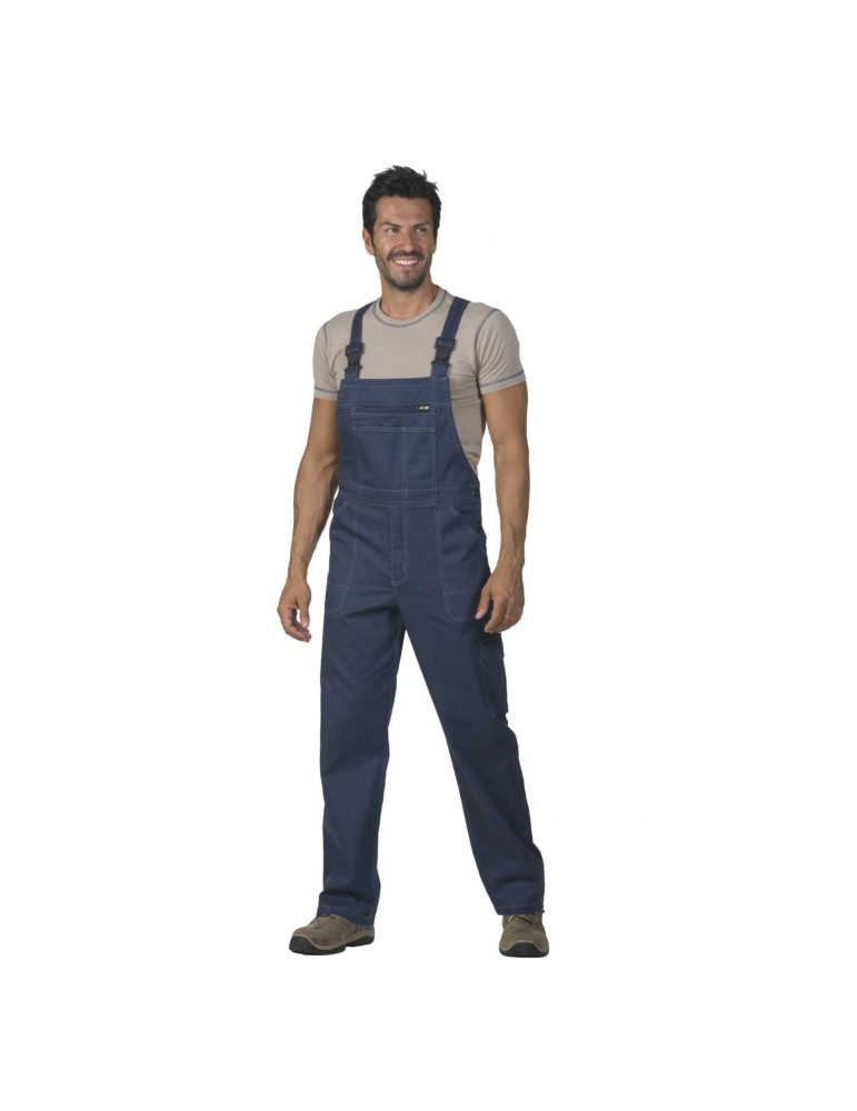 Blue dungarees with pockets