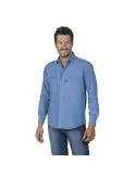 Camicia  in jeans manica lunga