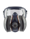 Maschera tpe senza lattice e silicone fornita con 2 filtri a1p3 e visiera policarbonato m/l