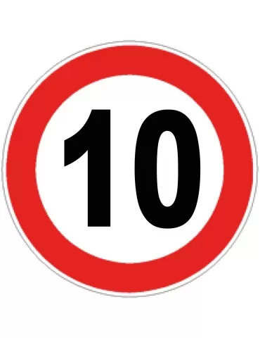 Disc diam. 60 cm class 1 fig. 50 &quot; maximum speed limit 10km/h &quot;