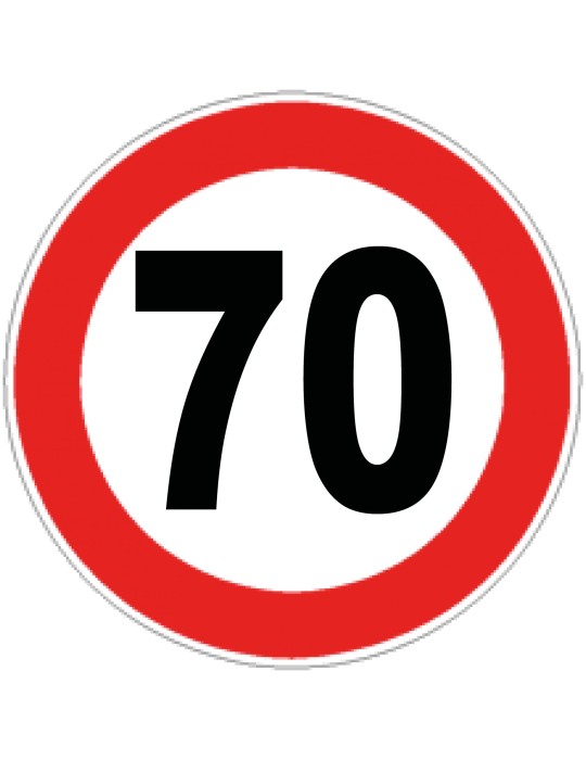 Bandscheibendurchmesser. 60 cm Klasse 1 Abb. 50 " Höchstgeschwindigkeit 70 km/h "