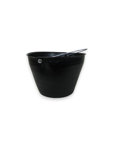 Paiola nera da muratore