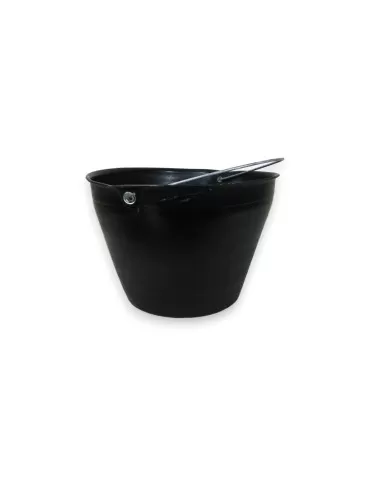 Paiola nera da muratore