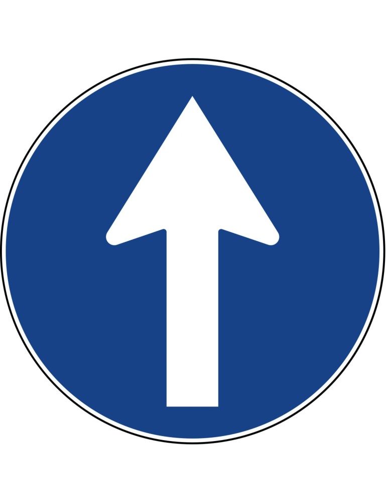 Bandscheibendurchmesser. 60 cm Klasse 1 Abb. 80/a "Pflichtgerade Richtung"