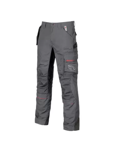 Meteorite grey race work trousers