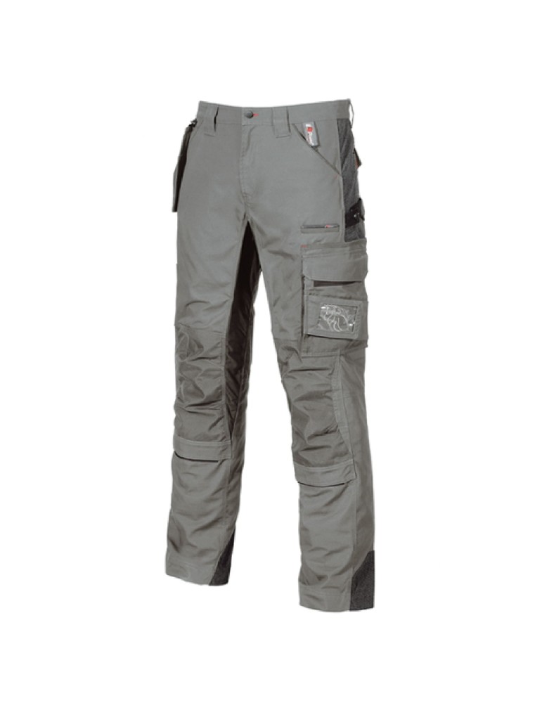 Pantalon de travail « race » gris pierre