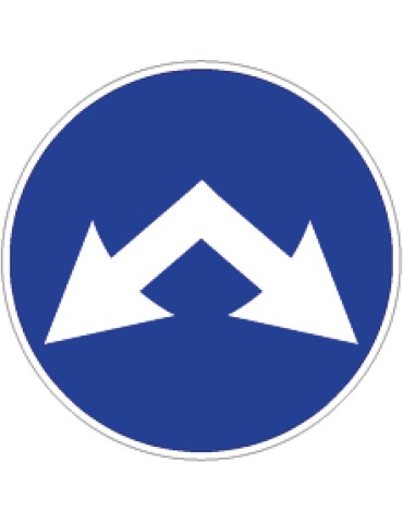 Diámetro del disco: 60 cm, clase 1, fig. 83 "pasajes permitidos"