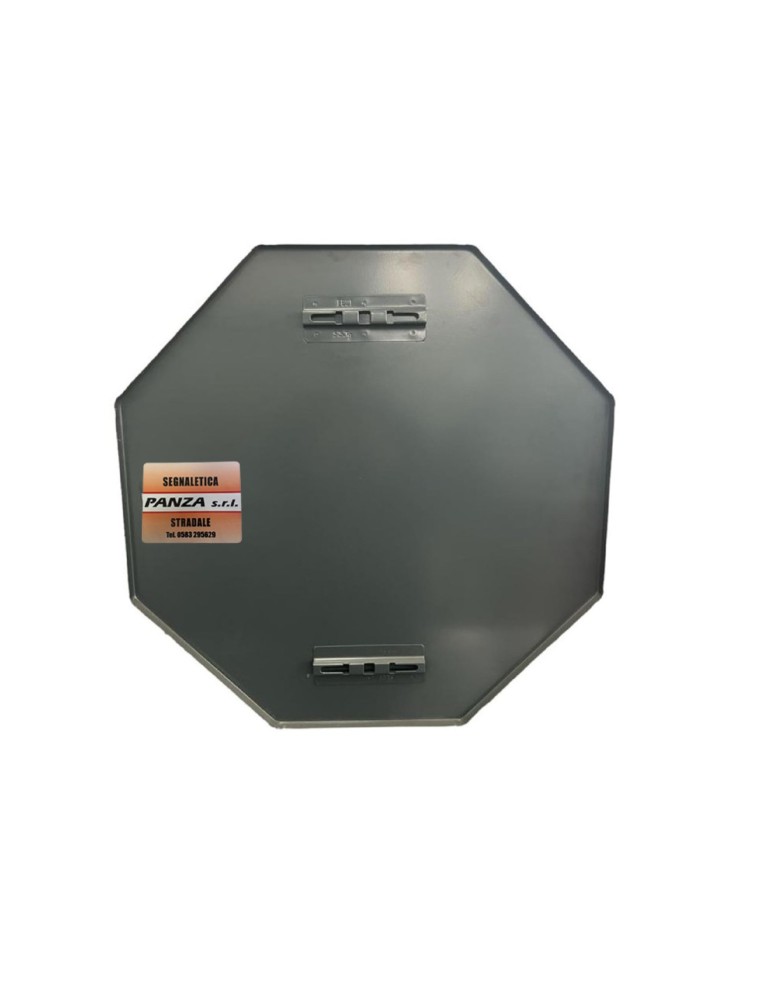 Un octágono amplio. 60 cm chapa metálica clase 2 fig. 37 "Stop"