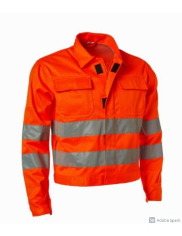Giubbetto in fustagno 350gr. Arancio