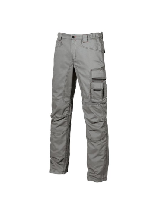Pantalon de travail « sourire » gris pierre