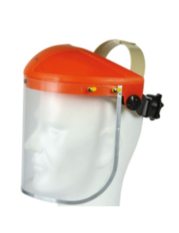 Komplettes Set der Polycarbonat-Halbschale mit Visier