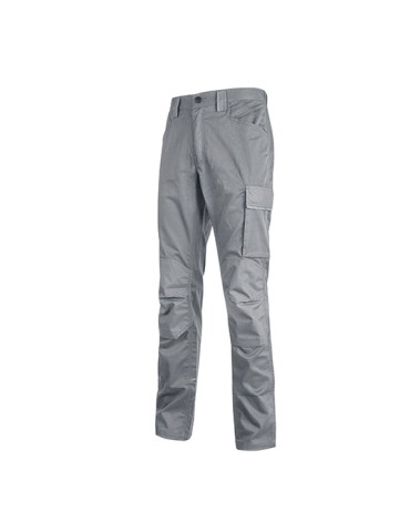 Pantalon de travail « doux » gris pierre