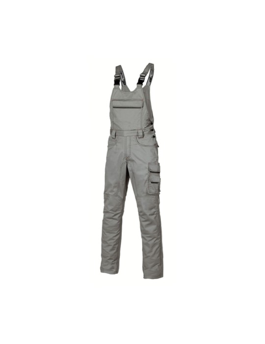 Short de travail « blague » gris pierre