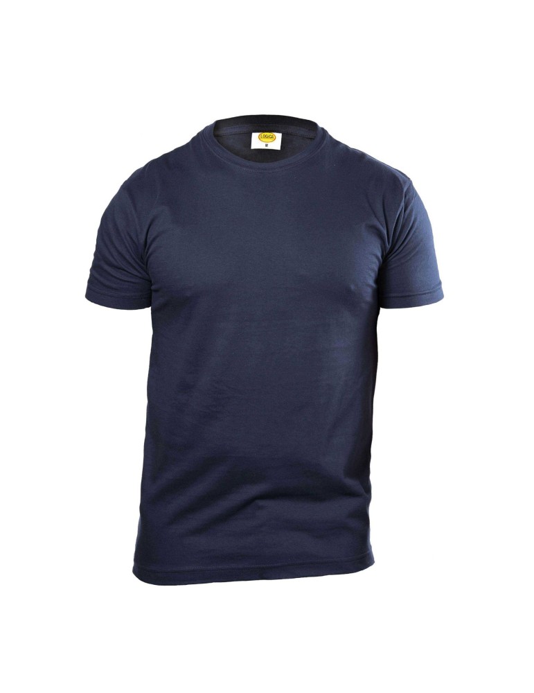 T-shirt basic girocollo blu T-shirt basic girocollo blu