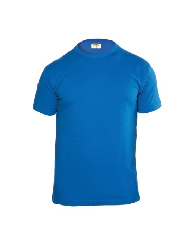 T-shirt basic girocollo blu royal