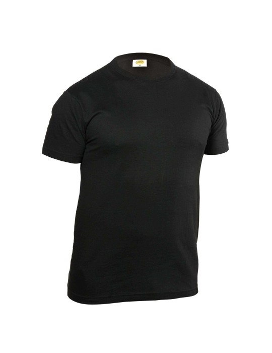 Black basic crewneck T-shirt