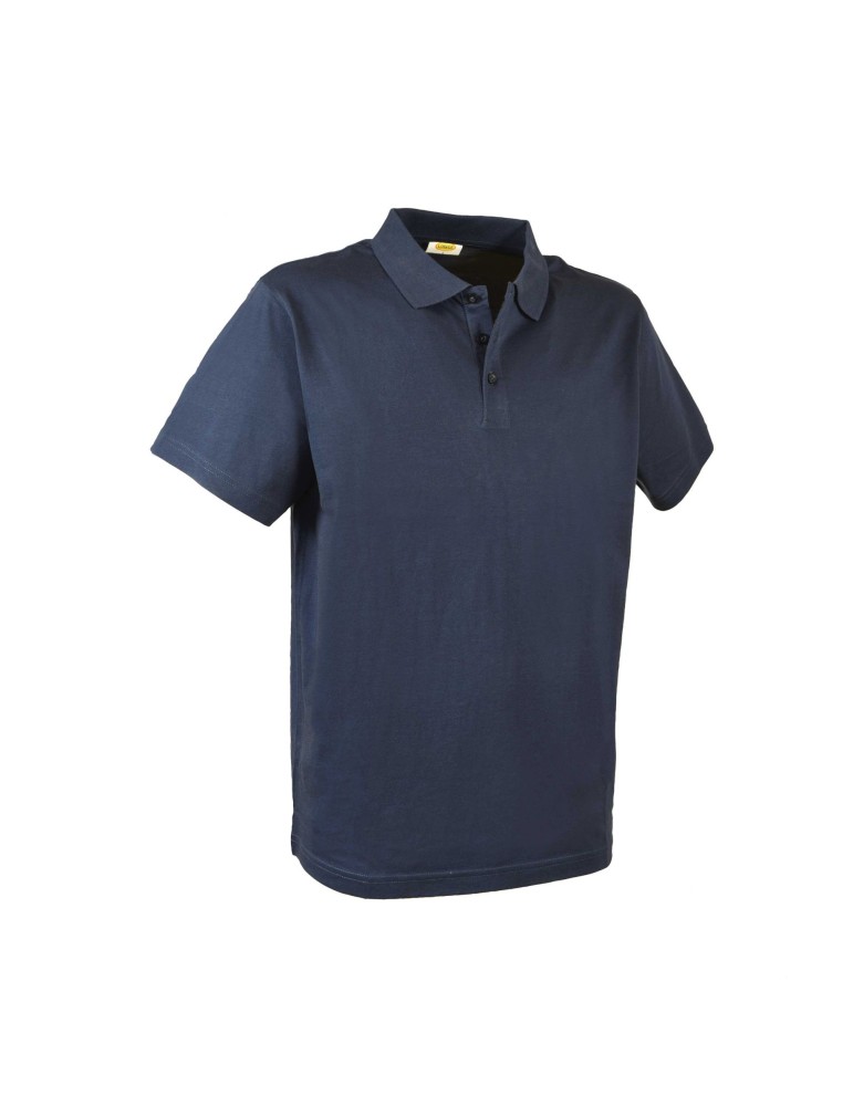 Polo jersey blu manica corta Polo jersey blu manica corta