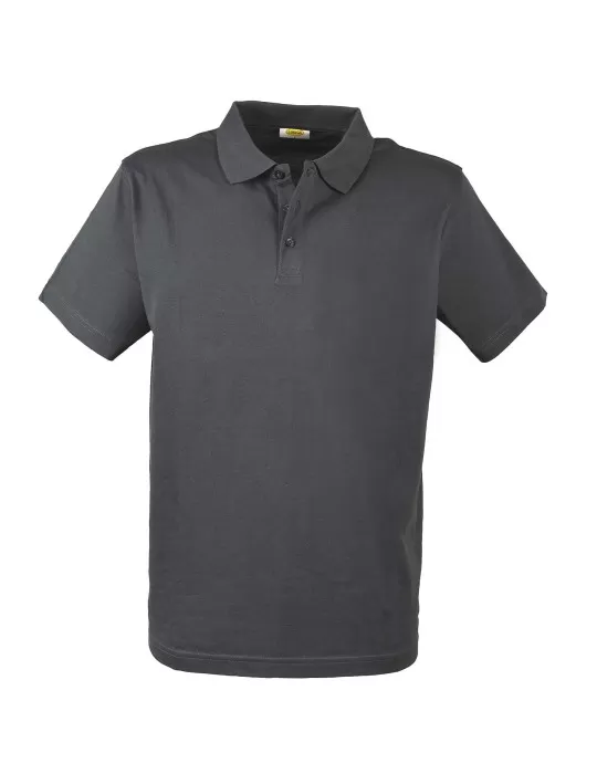 Polo jersey grigio antracite manica corta Polo jersey grigio antracite manica corta