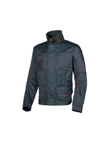 Deep blue shake work jacket