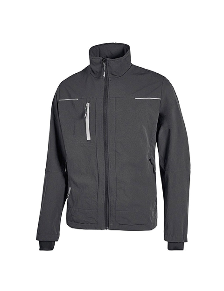 Chaqueta de trabajo "plutón" gris asfalto