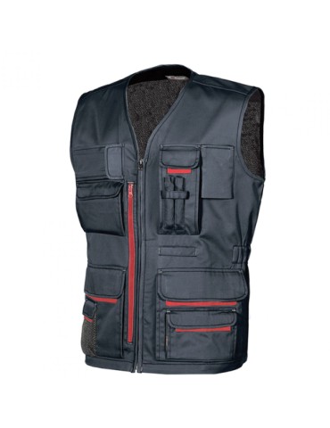 Gilet de travail « fun » bleu profond