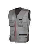 Work vest " fun " stone grey