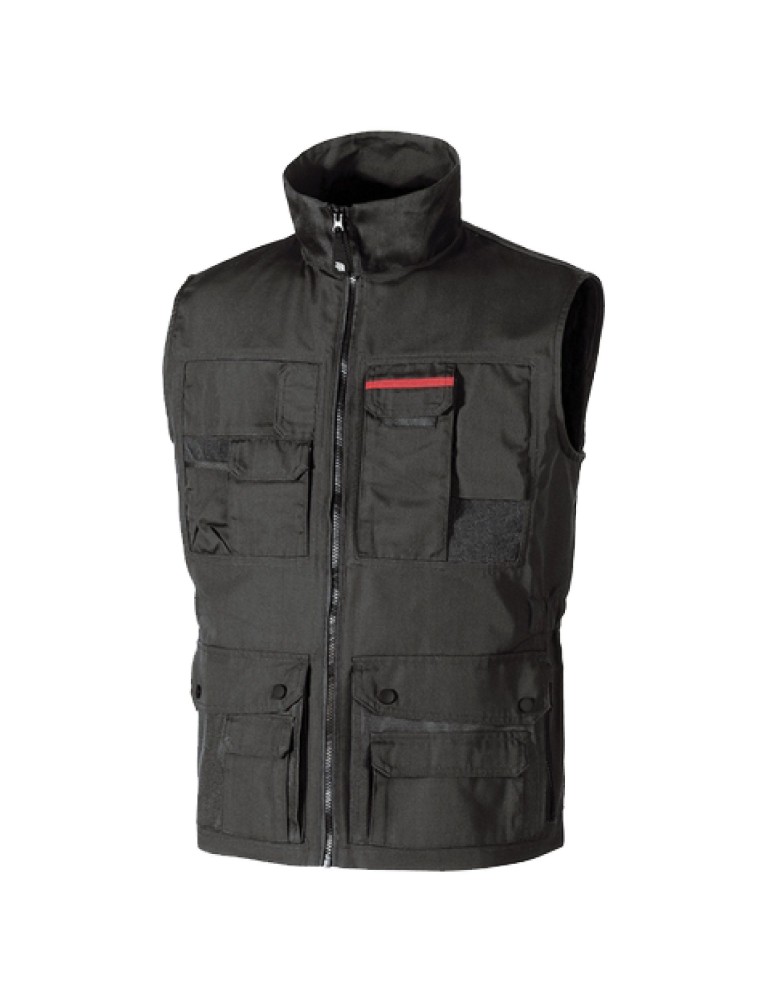 Gilet da lavoro " first " black carbon Gilet da lavoro " first " black carbon