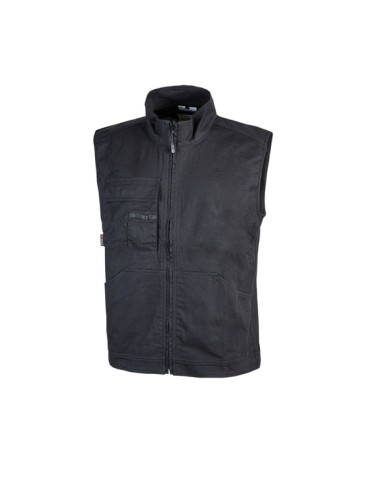 Gilet da lavoro &quot; wave &quot; black carbon