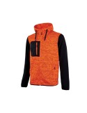 Felpa da lavoro &quot; rainbow &quot; orange fluo