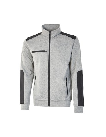 Sweat de travail « ajusté » gris argenté