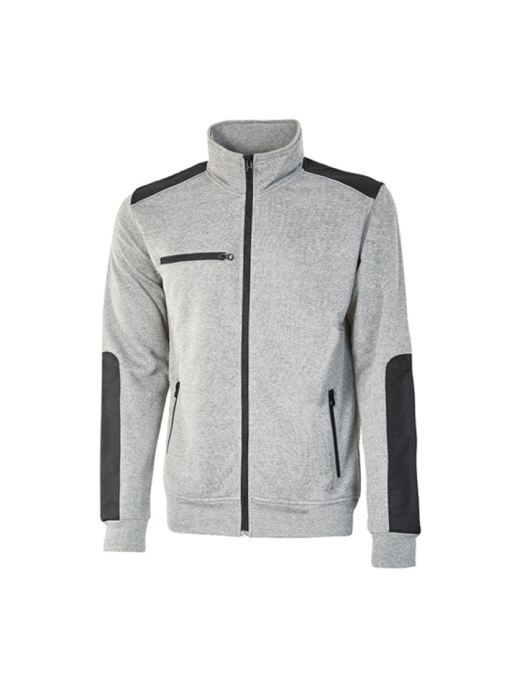 Sweat de travail « ajusté » gris argenté