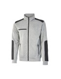 Work sweatshirt &quot; snug &quot; grey silver