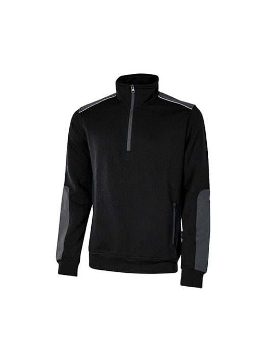 Work sweatshirt " cushy " black carbon Work sweatshirt " cushy " black carbon