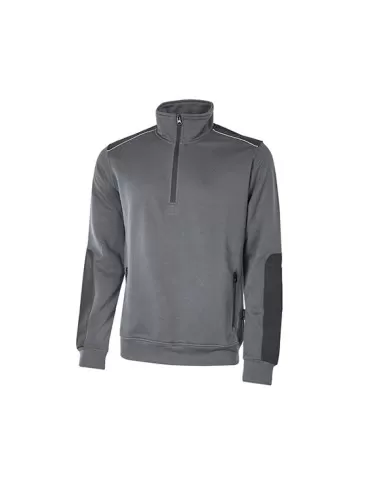 Work sweatshirt &quot; cushy &quot; meteorite grey