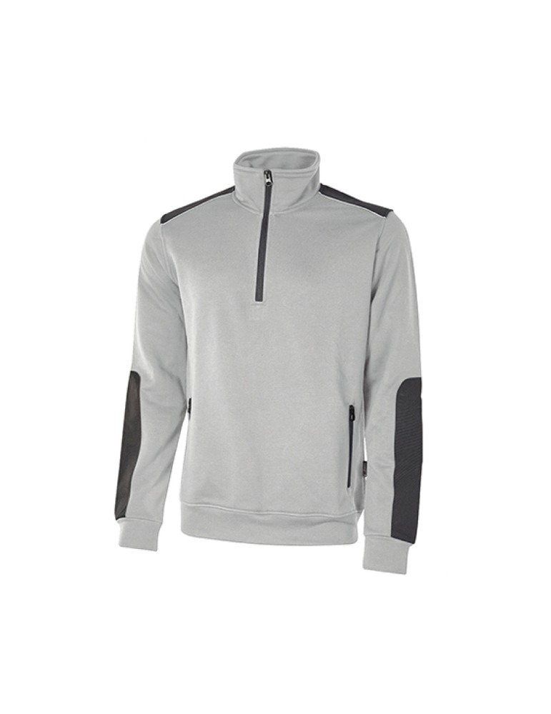 Work sweatshirt " cushy " grey silver Work sweatshirt " cushy " grey silver